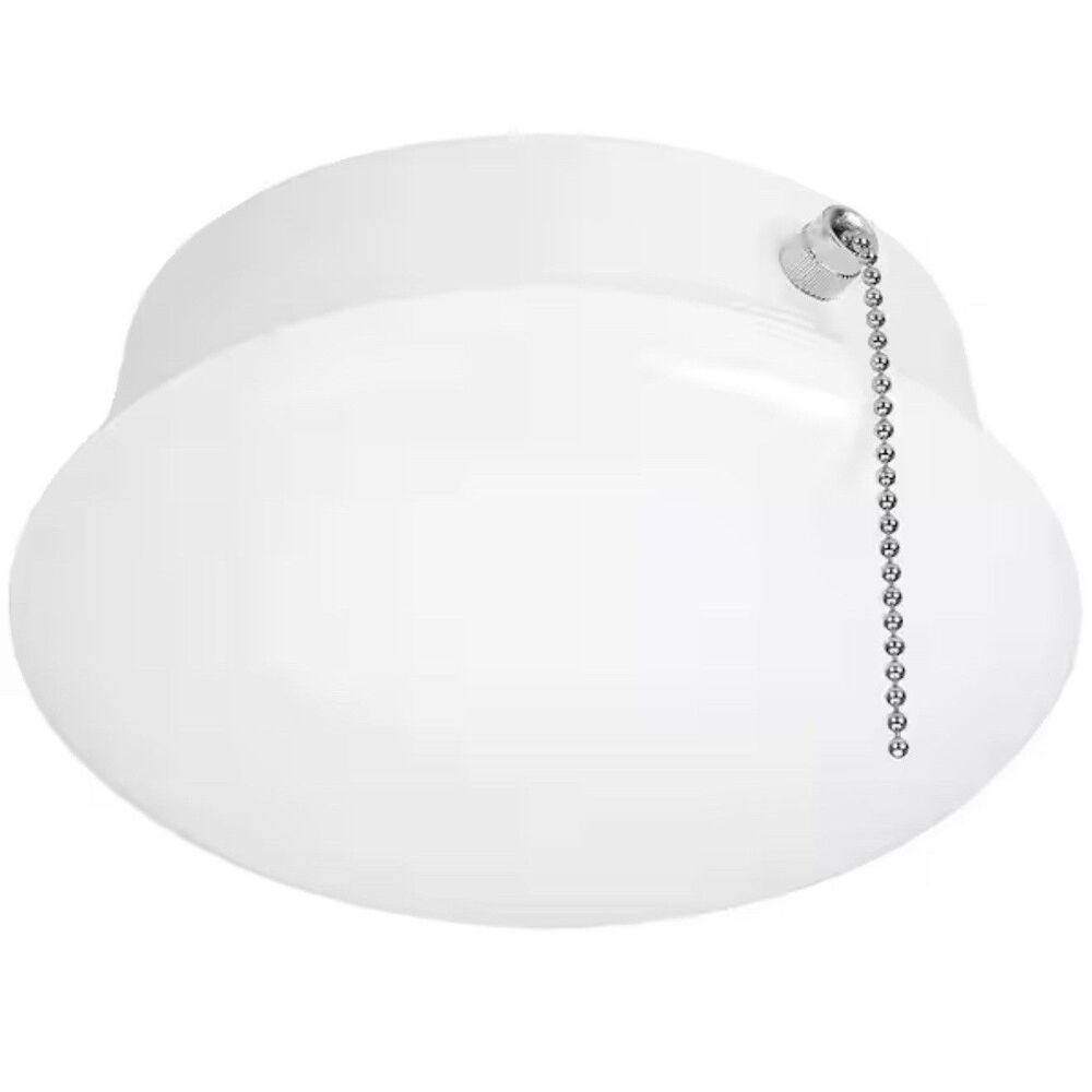 Commercial Electric Spin Light 7in Closet Light w/Pull Chain LED Flush Mount NEW